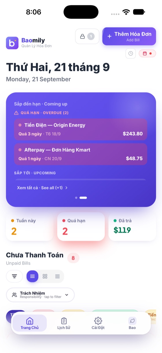 Hóa đơn sắp đến hạn