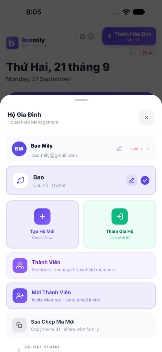 Quản lý hộ gia đình
